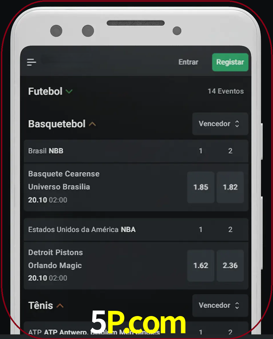 Aposte e assista aos esportes em formato ao vivo.
