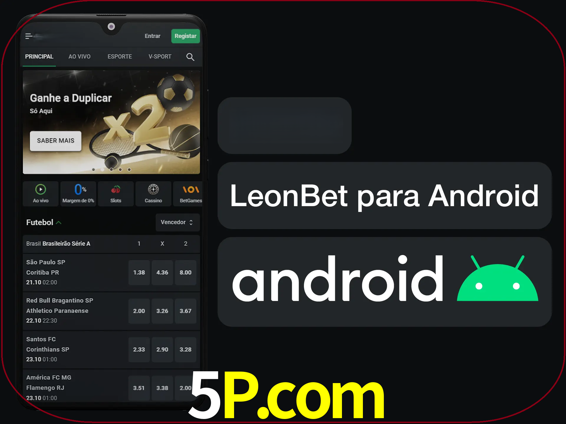 Adquira sua versão poket de LeonBet.