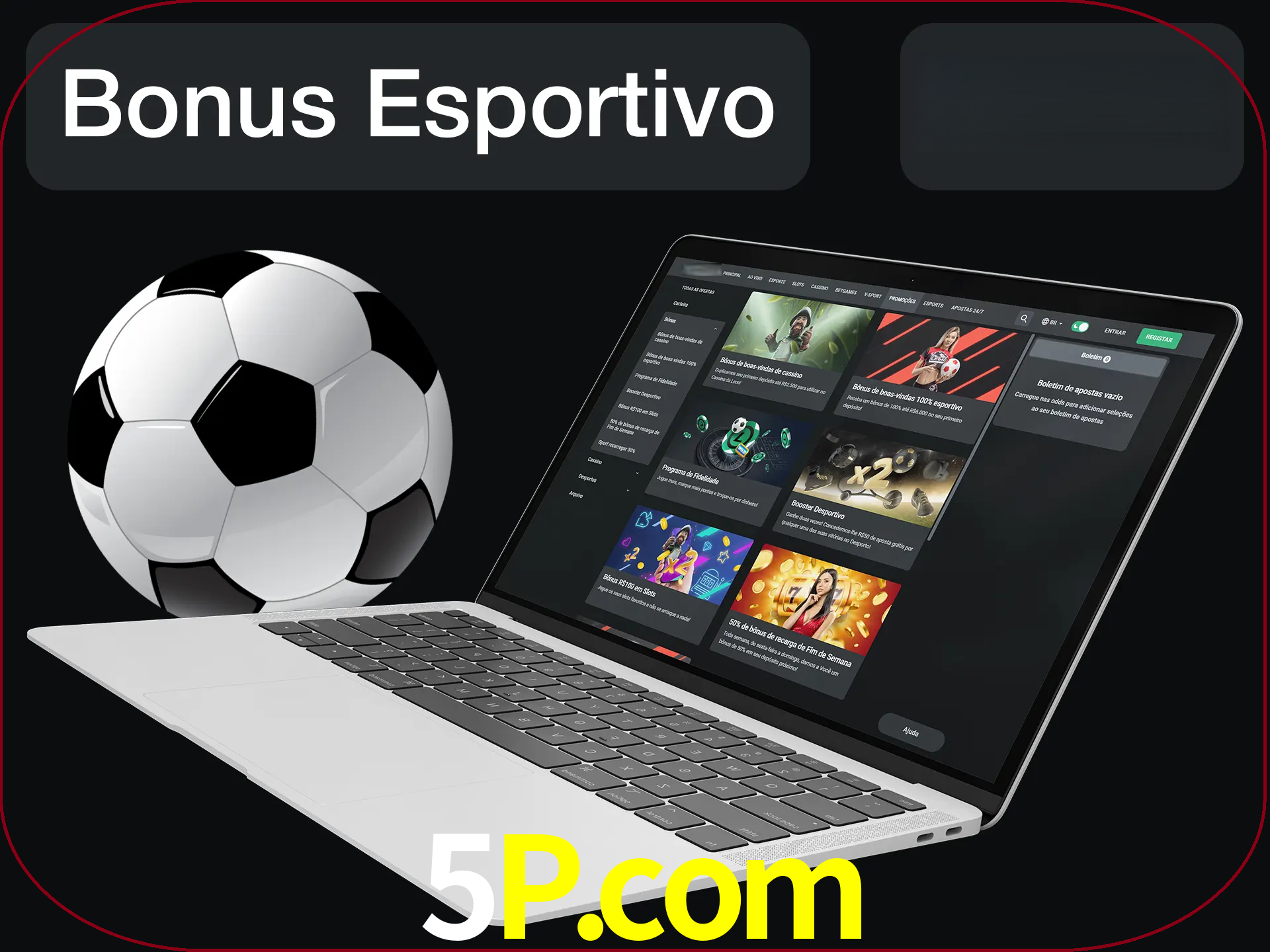 Antes de começar a apostar, use o bônus esportivo.