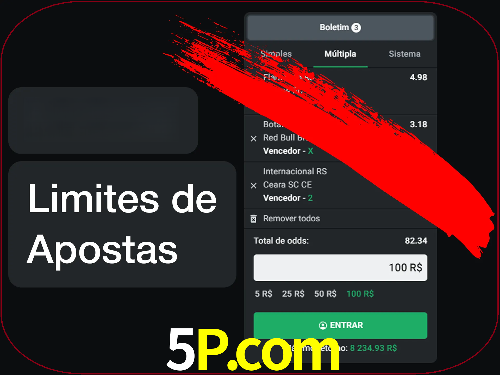 Não faça apostas loucas.